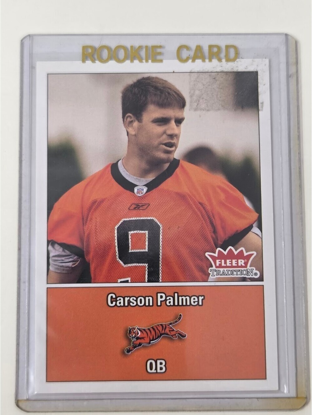 2003 Fleer Tradition Carson Palmer Bengals Rookie Card Quarterback NFL